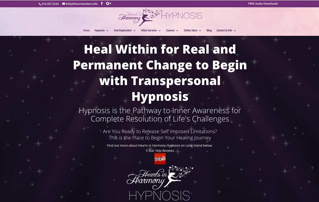 Hearts-in-harmony-hypnosis-website-homepage-screenshot